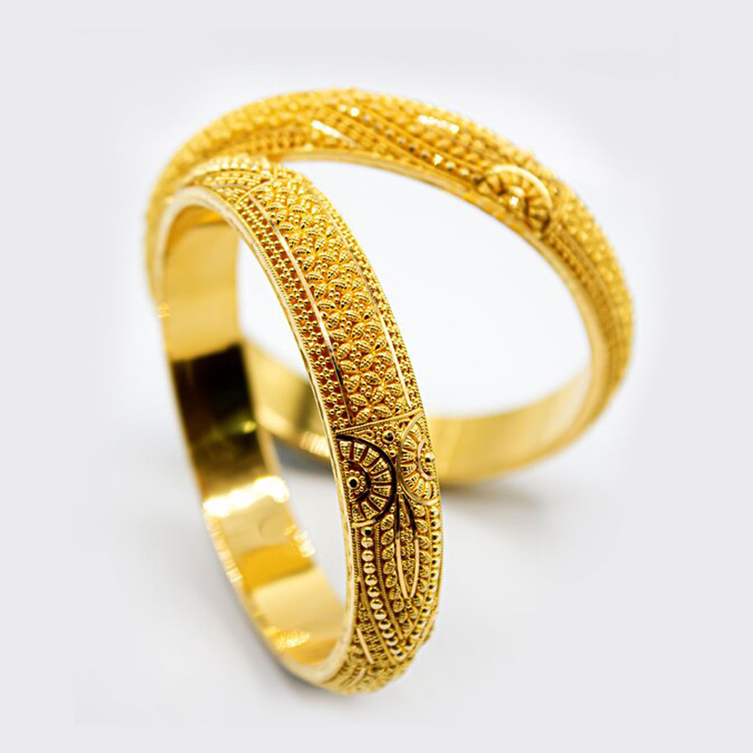 Gold Bangles - Image 2